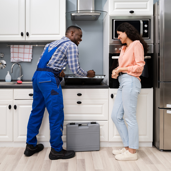 can you provide an estimate for cooktop repair before beginning any work in Cushing